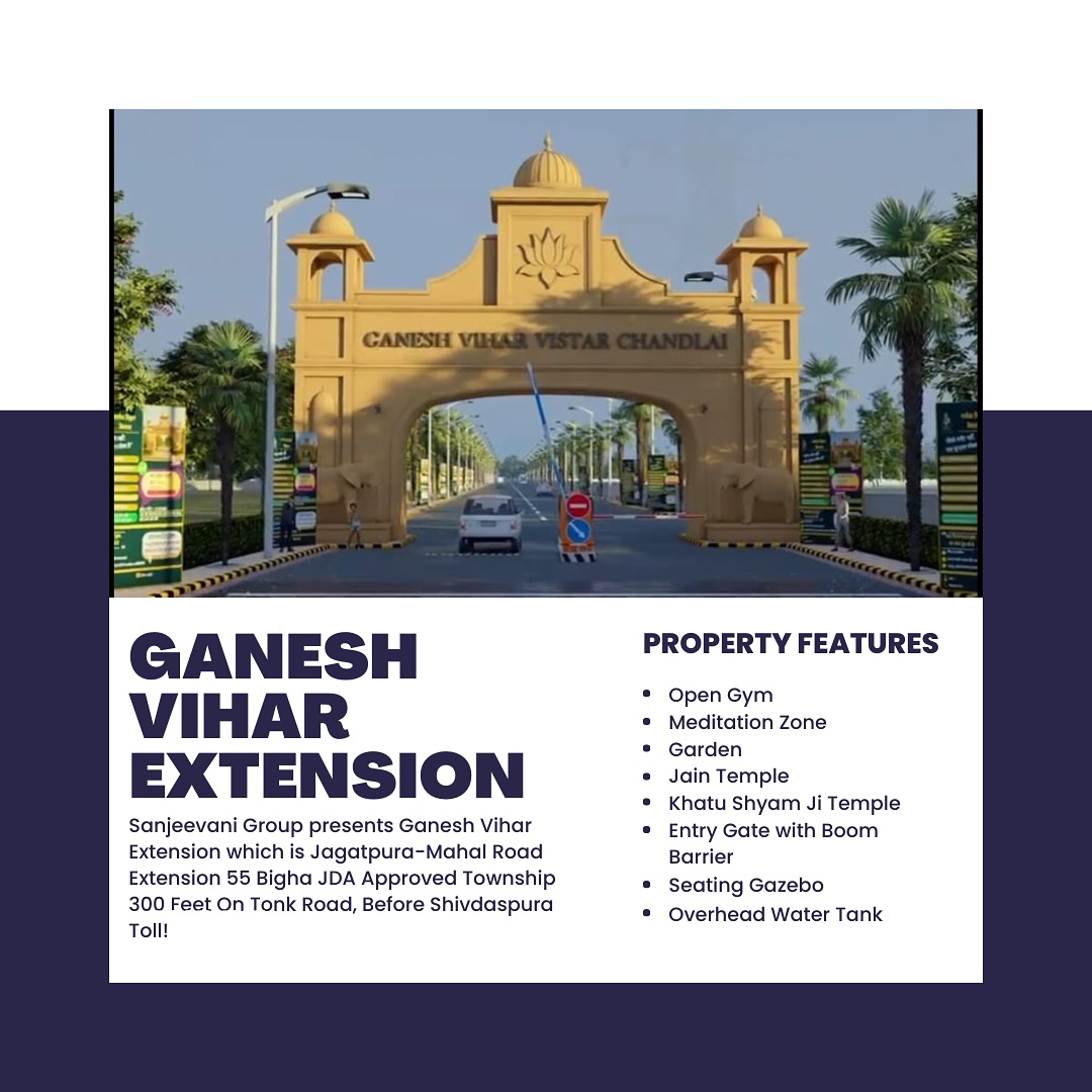 Ganesh Vihar Extension – 55 Bigha | JDA Approved Township